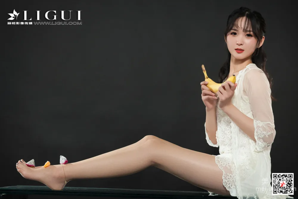 [丽柜Ligui] 2021.10.03 Model 小戈  丝足美腿套图22