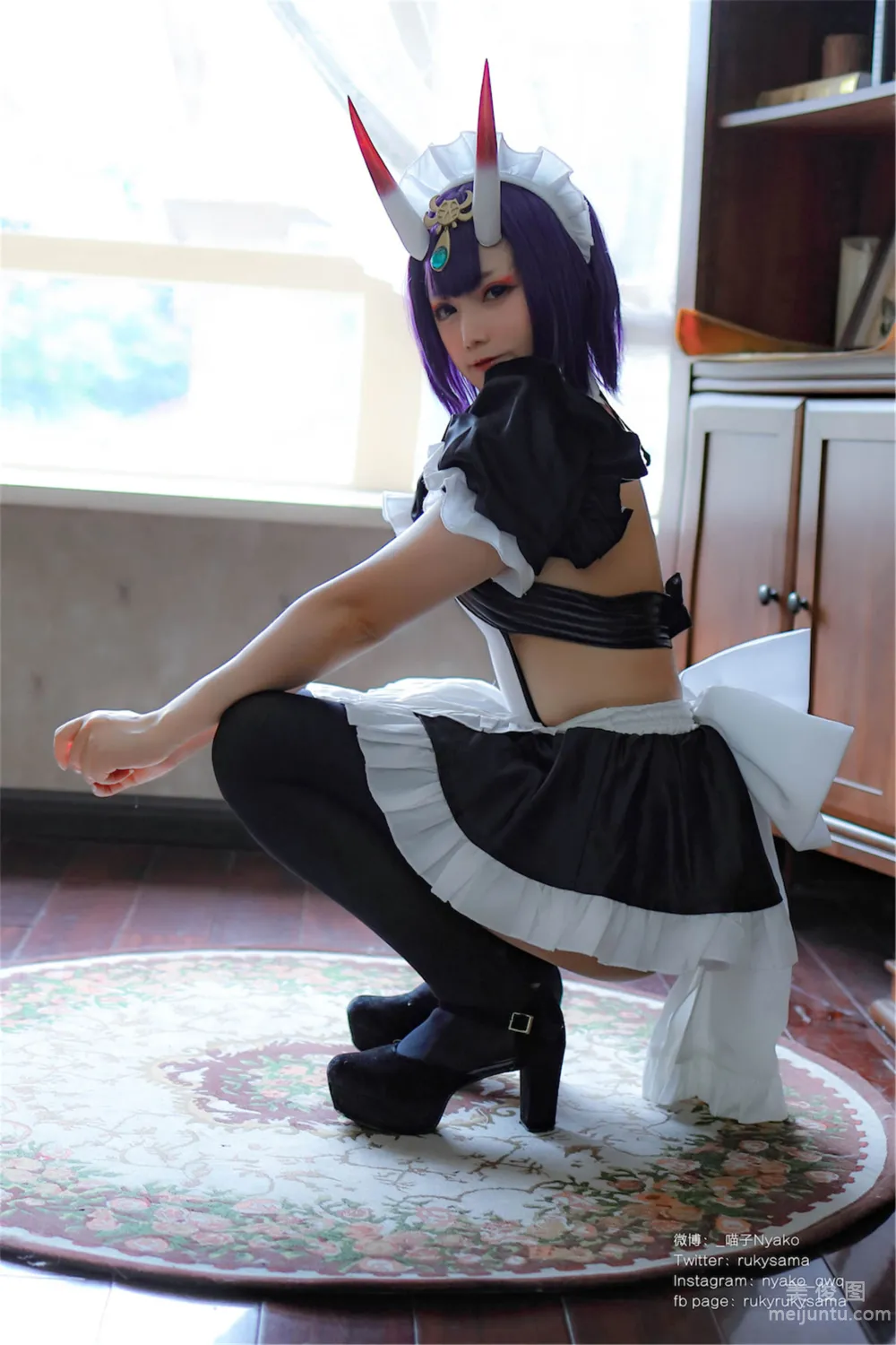 [Web Idols Coser Photo] Nyako Miaozi, Shuten Douji Maid photo 12