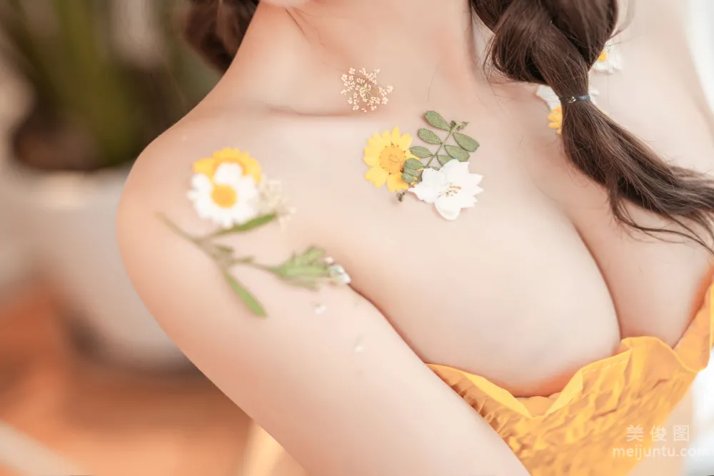[网红COSER写真] 蠢沫沫 - 尖耳国度 花精灵 套图24