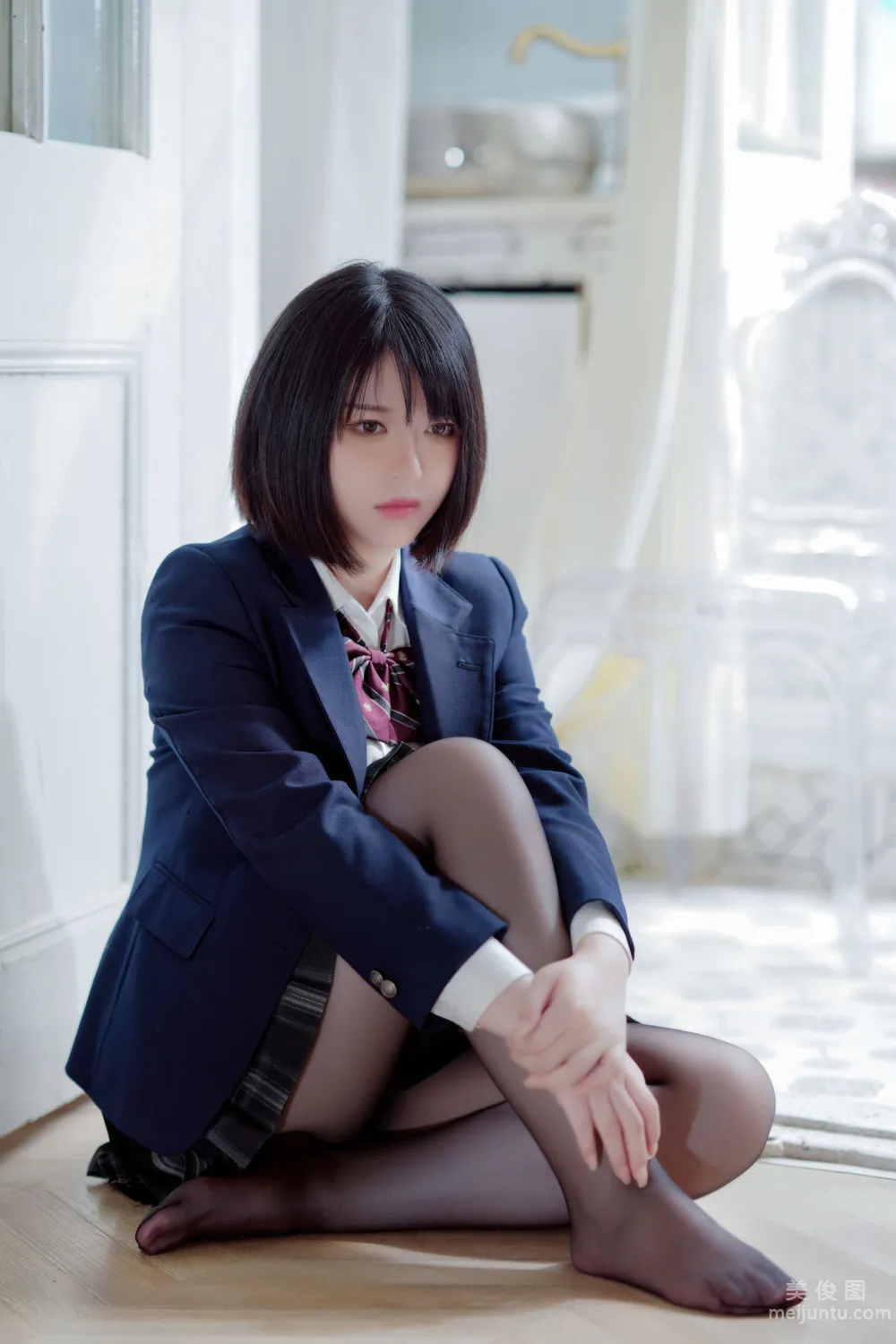 [網紅COSER寫真] 半半子 - 彼女の制服姿が好き 7