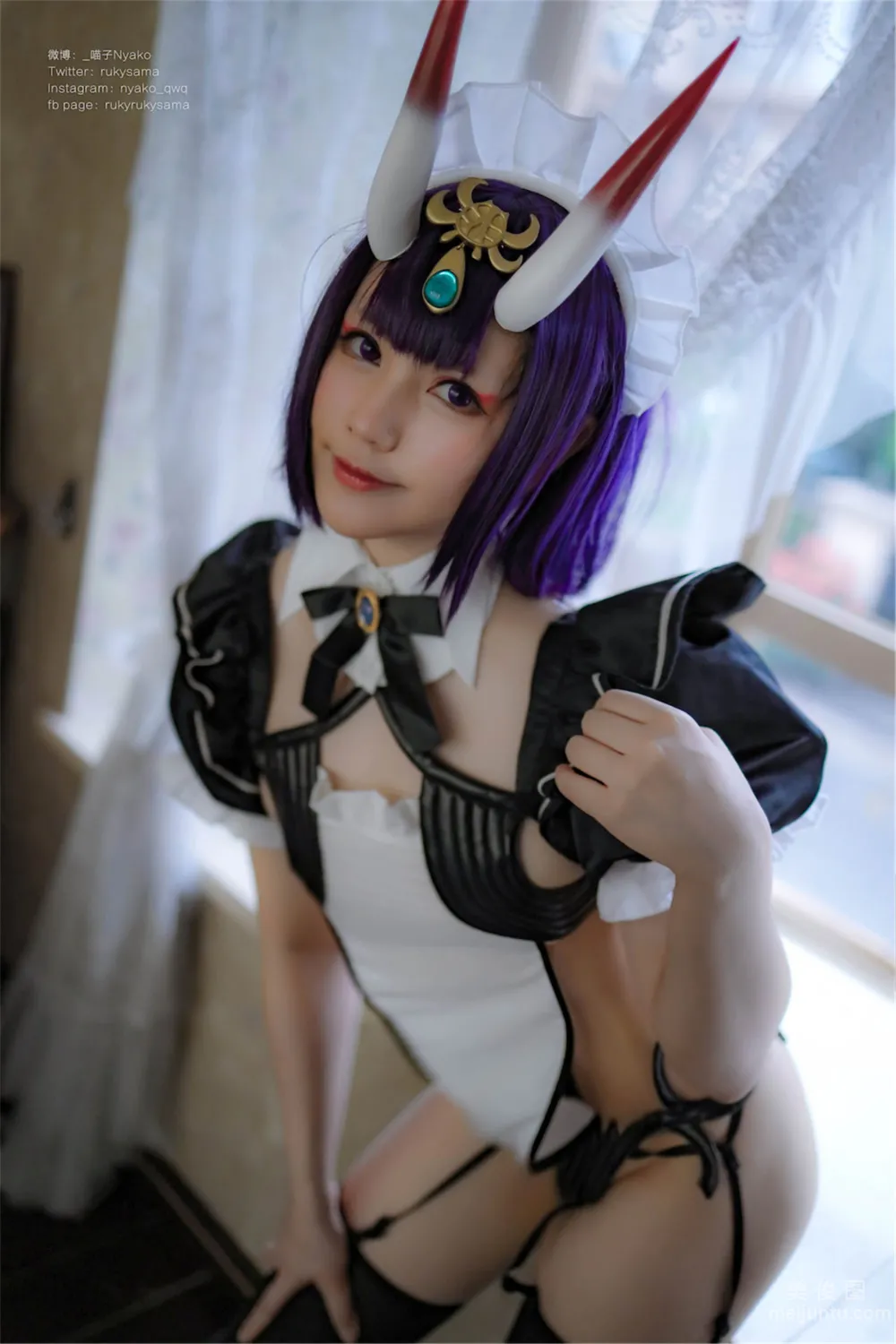 [Web Idols Coser Photo] Nyako Miaozi, Shuten Douji Maid photo 24