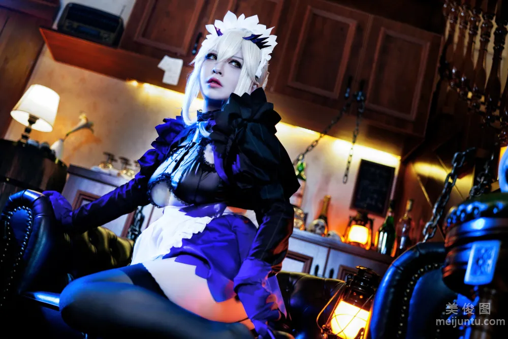 [网红COSER写真] 半半子 - LancerAlter Maid 套图18