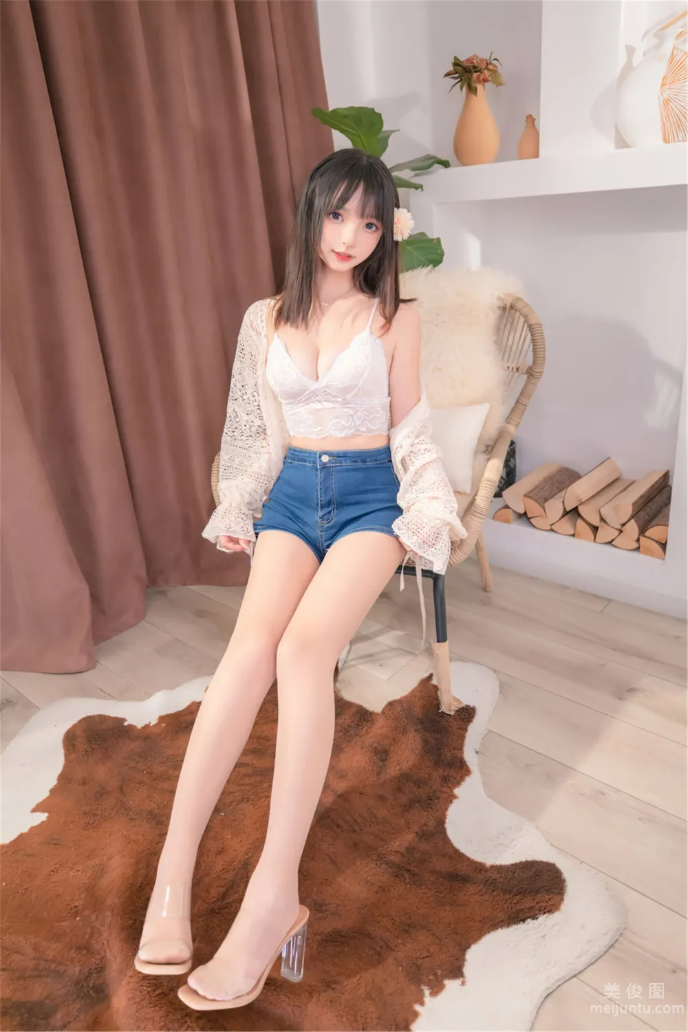 [網紅COSER寫真] 蘿莉神楽闆真冬 之 牛仔狂熱 37