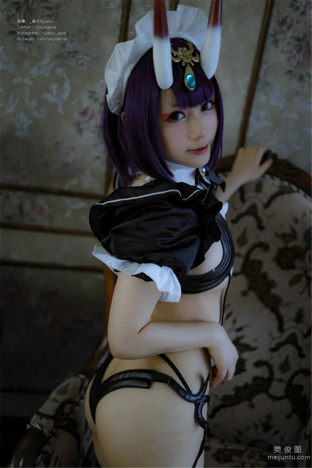 [Web Idols Coser Photo] Nyako Miaozi, Shuten Douji Maid photo 20