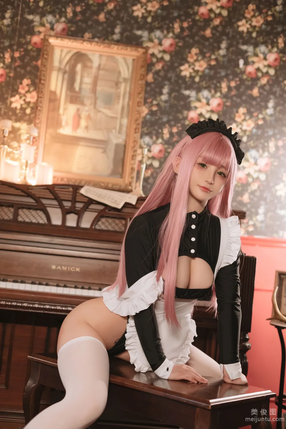 [网红COSER写真] 桜井宁宁 - 复古女仆 套图41