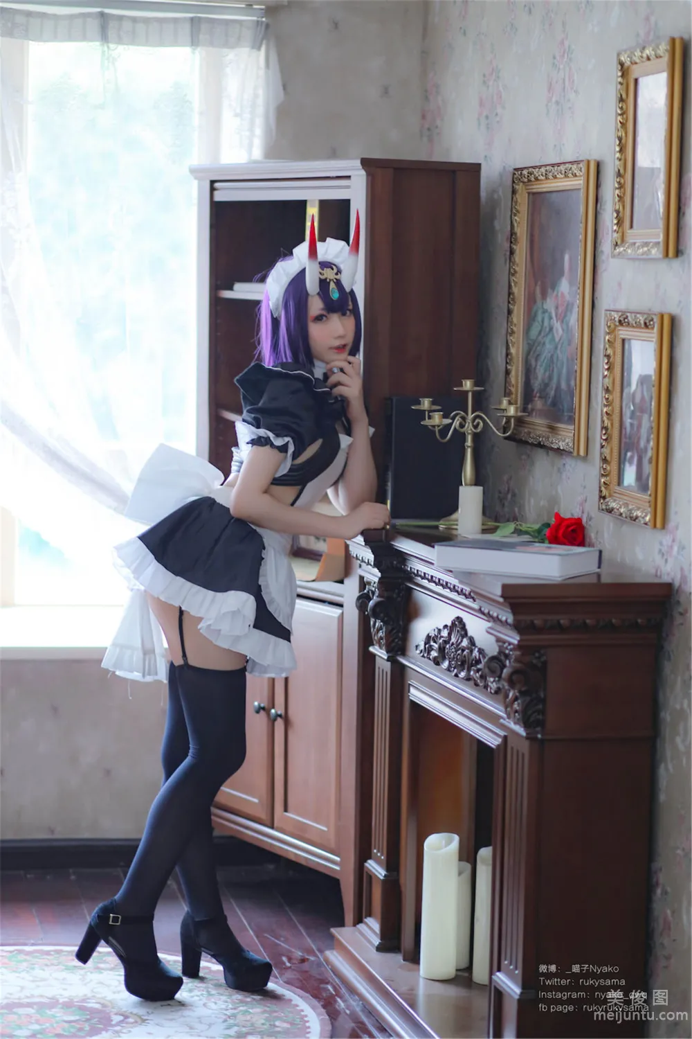 [Web Idols Coser Photo] Nyako Miaozi, Shuten Douji Maid photo 7