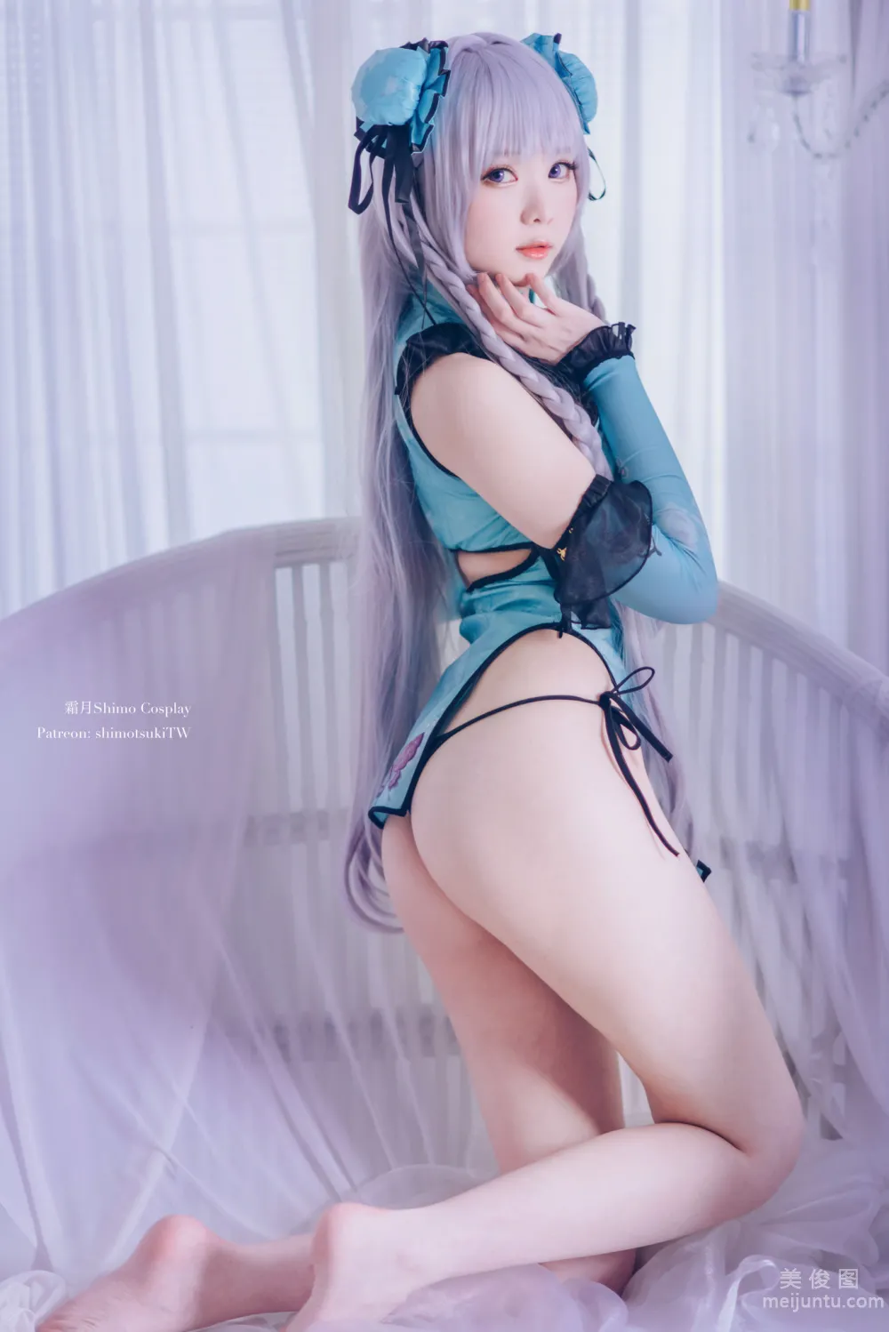 [Internet Celebrity COSER Photo] Weibo Girl Shuangyue shimo - Enchanting Dream Tale Lin Daiyu Set photo 14