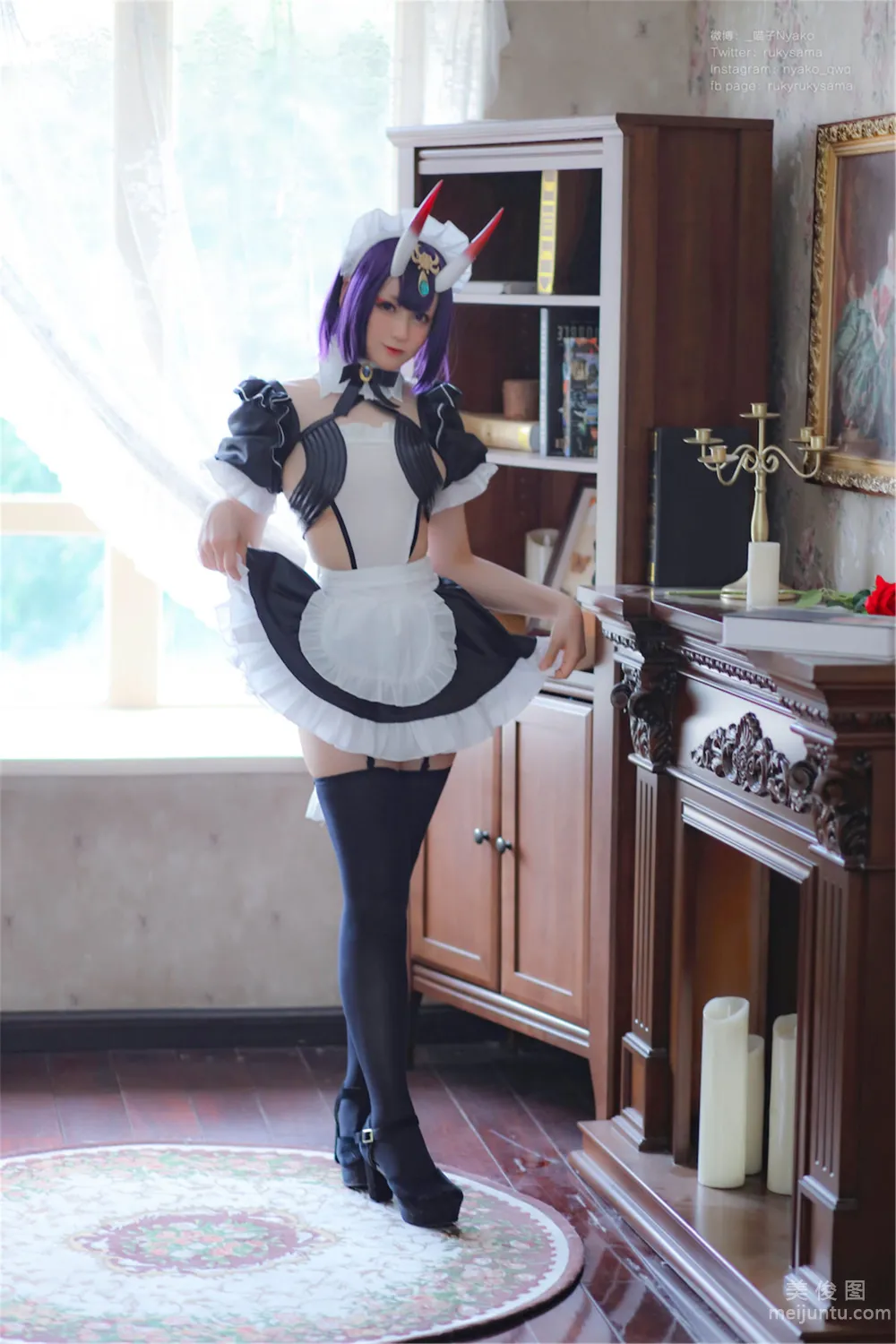 [Web Idols Coser Photo] Nyako Miaozi, Shuten Douji Maid photo 8