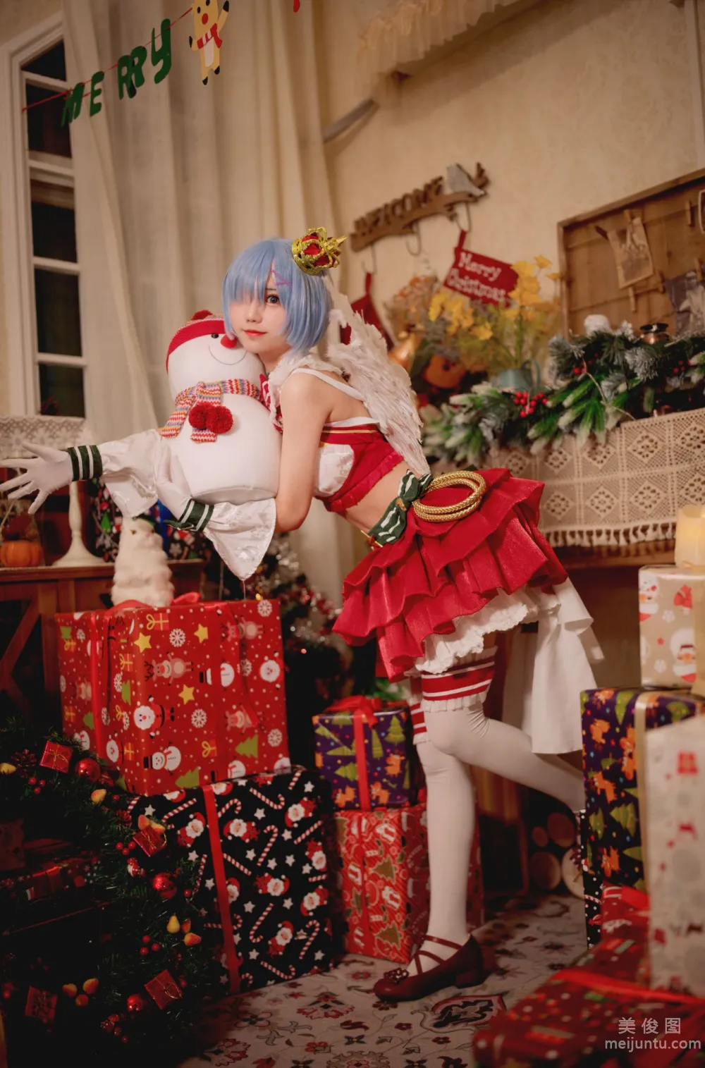 [Web Idols Cosplay Photos] Huaqi Hana - Christmas Rem Set photo 15