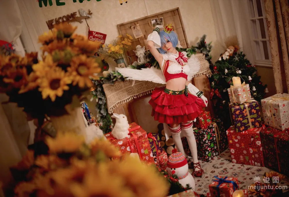 [Web Idols Cosplay Photos] Huaqi Hana - Christmas Rem Set photo 17
