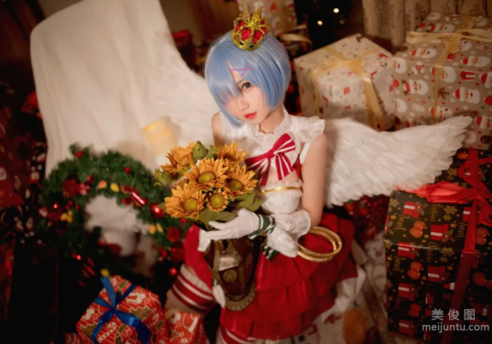 [Web Idols Cosplay Photos] Huaqi Hana - Christmas Rem Set photo 7