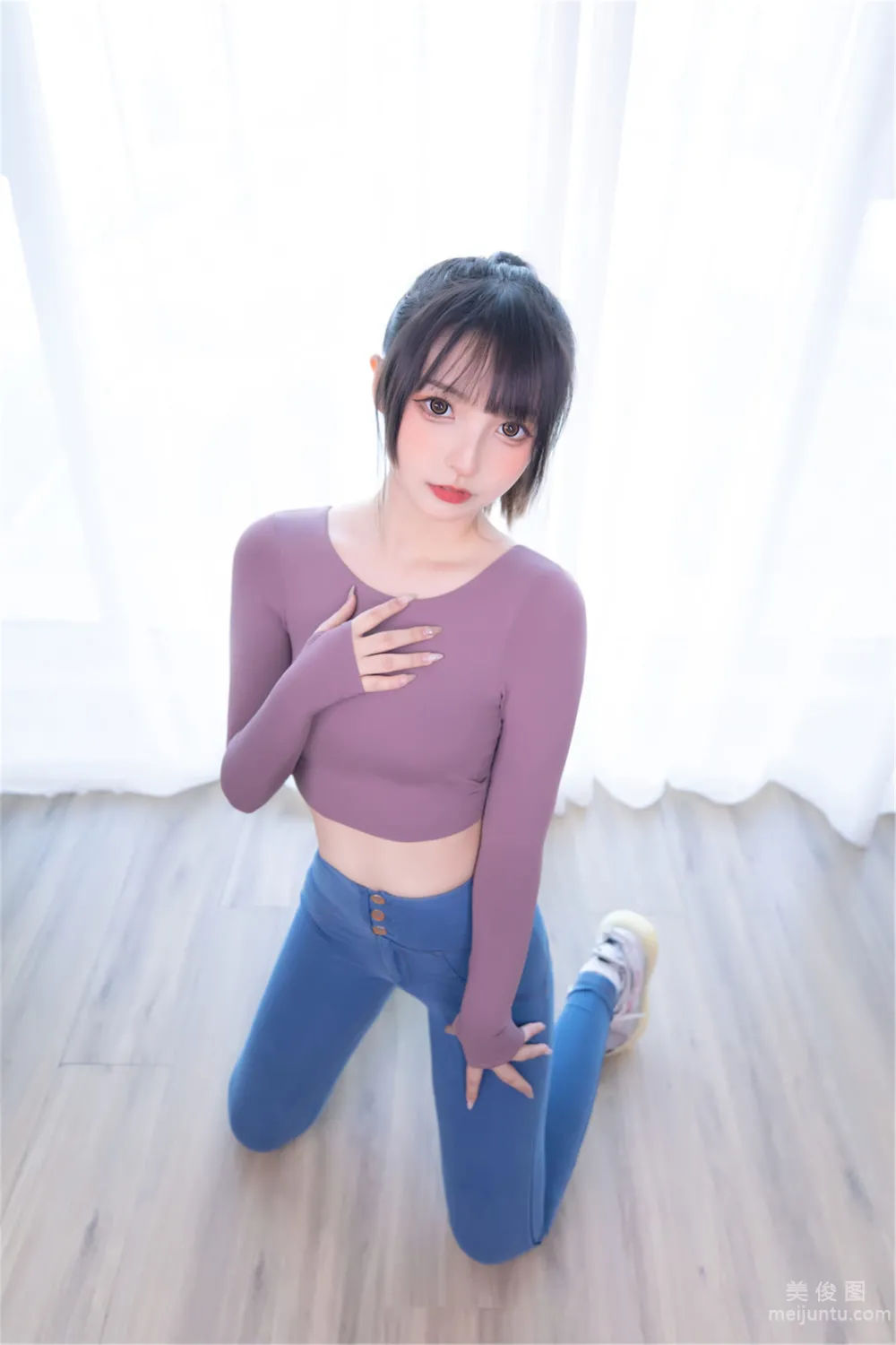 [網紅COSER寫真] 蘿莉神楽闆真冬 之 牛仔狂熱 68