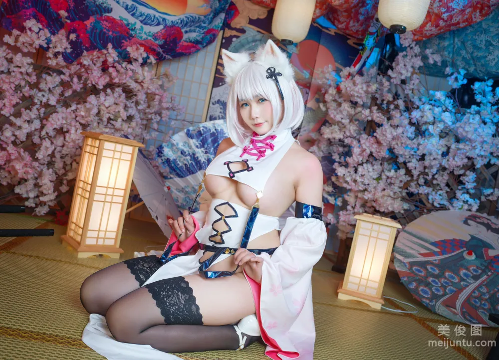 [Web Idols COSER Photo] Mahua Mahua Jiang - Mataro Qipao Set photo 14