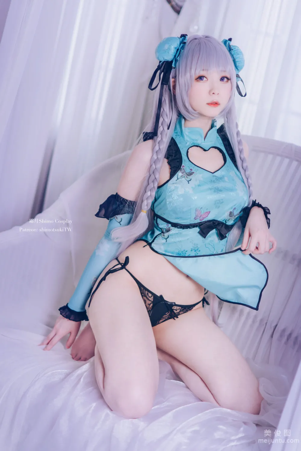 [Internet Celebrity COSER Photo] Weibo Girl Shuangyue shimo - Enchanting Dream Tale Lin Daiyu Set photo 12