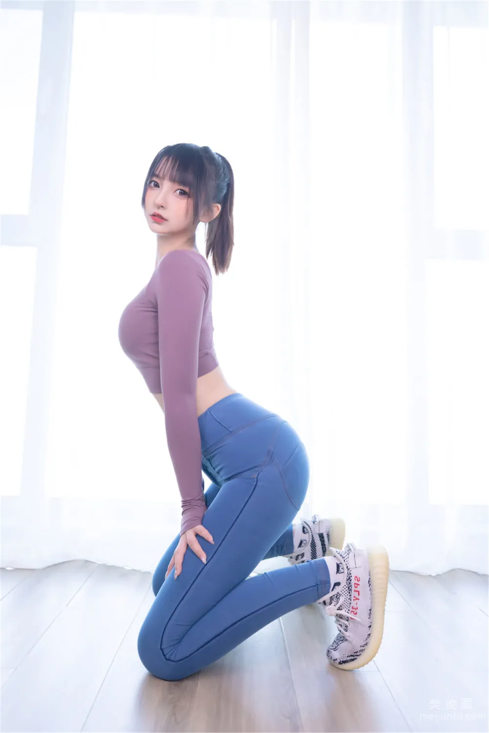 [網紅COSER寫真] 蘿莉神楽闆真冬 之 牛仔狂熱 67