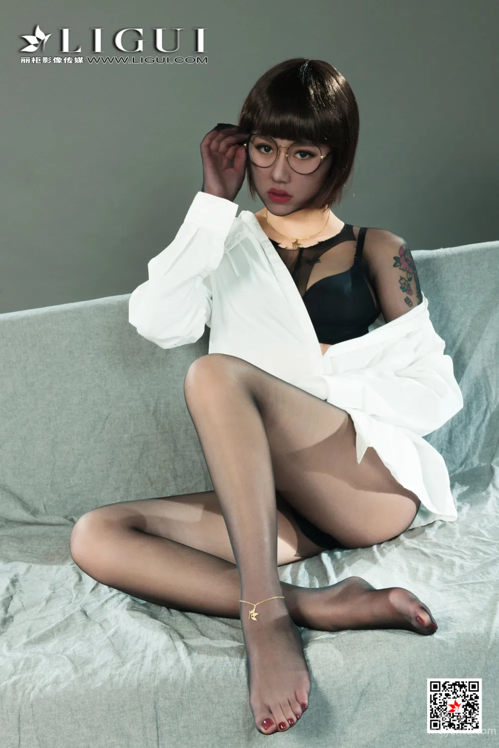 [Ligui] 2021.09.24 Model Duo Duo, Silk Feet and Beautiful Legs Set photo 21