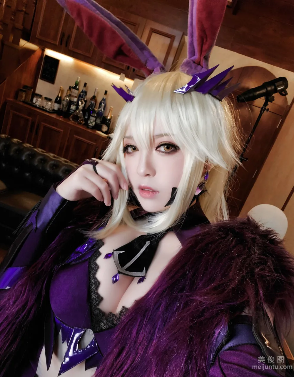 [網紅COSER寫真] 半半子 - LancerAlter Bunny 套圖 35