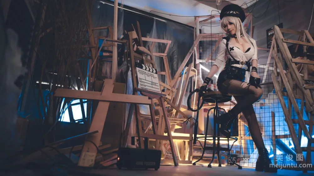 [Web Idols COSER Photos] Yuyuan Youzi SJ - Gangut Prison Uniform Set photo 3