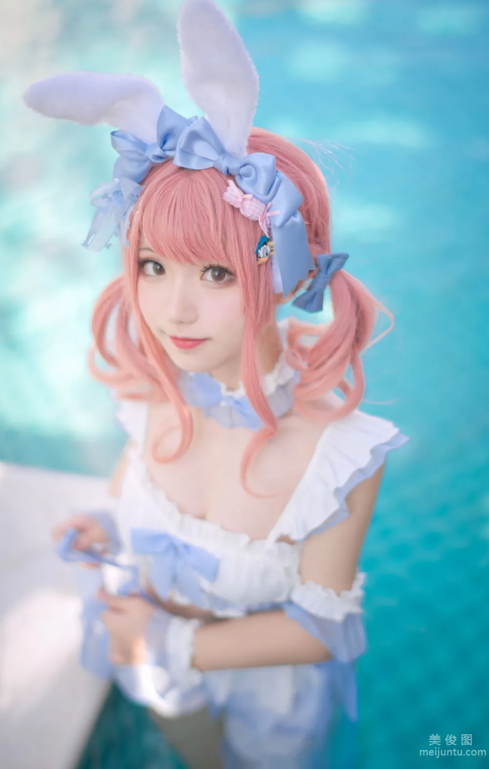 [Web Idol COSER Photos] Huaqi Hana - Summer Sweetheart Swimwear Set photo 3