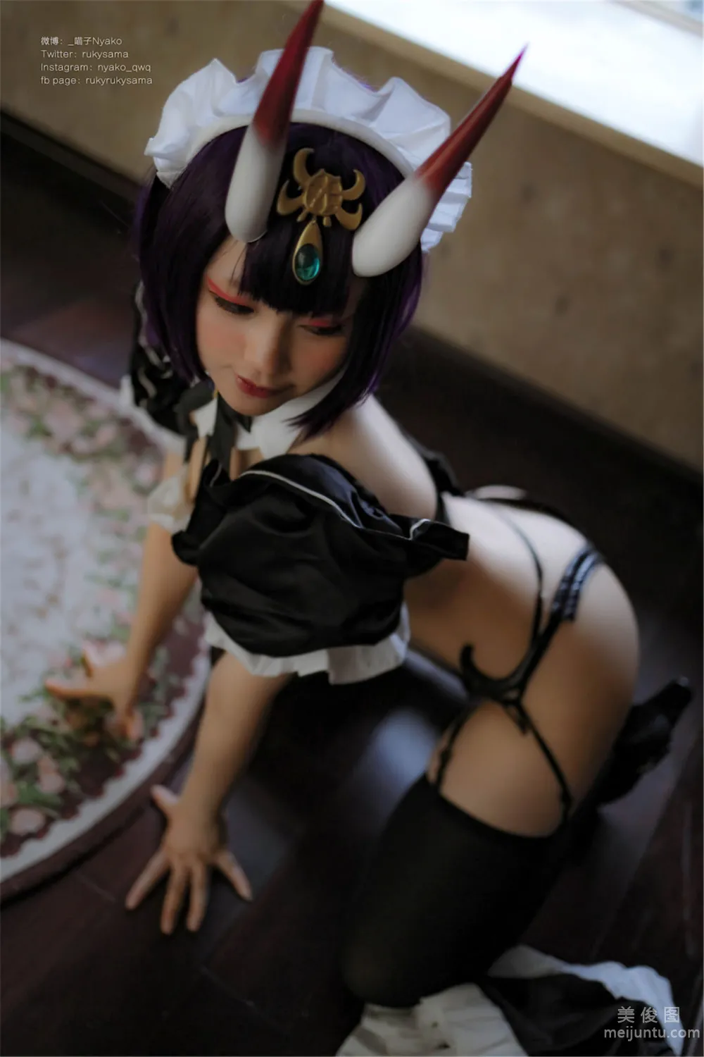 [Web Idols Coser Photo] Nyako Miaozi, Shuten Douji Maid photo 5