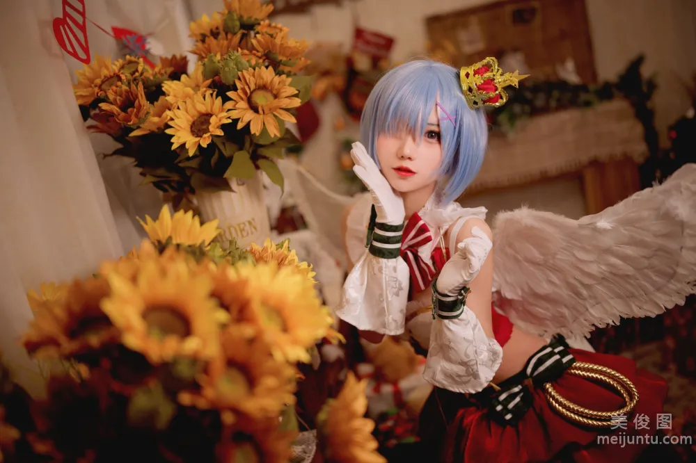 [Web Idols Cosplay Photos] Huaqi Hana - Christmas Rem Set photo 19