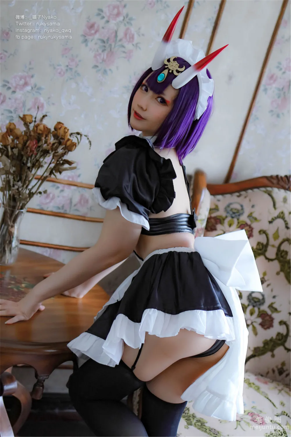 [Web Idols Coser Photo] Nyako Miaozi, Shuten Douji Maid photo 14