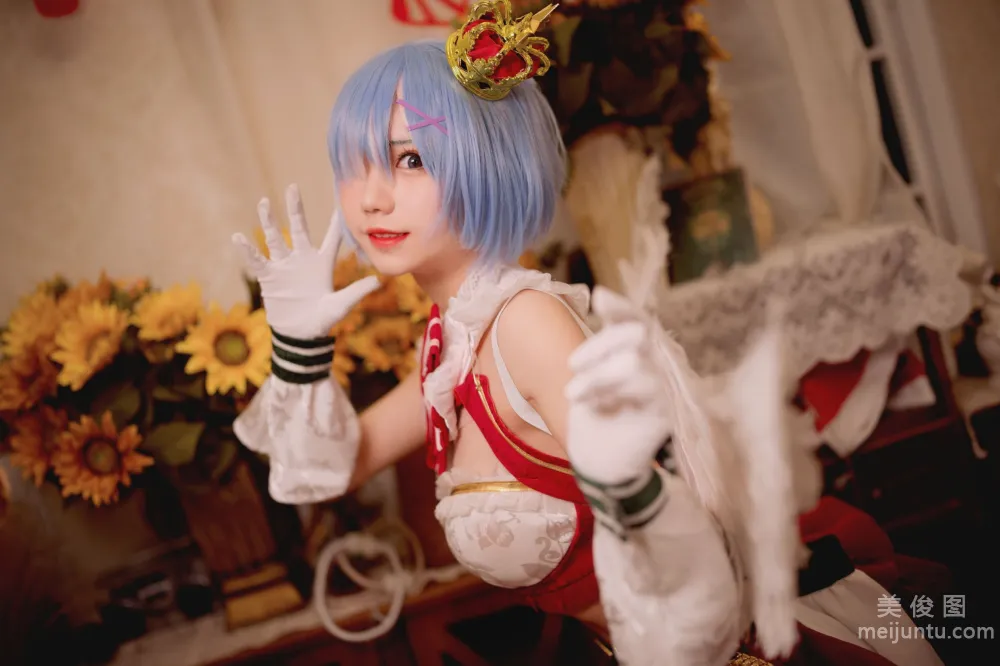 [Web Idols Cosplay Photos] Huaqi Hana - Christmas Rem Set photo 21