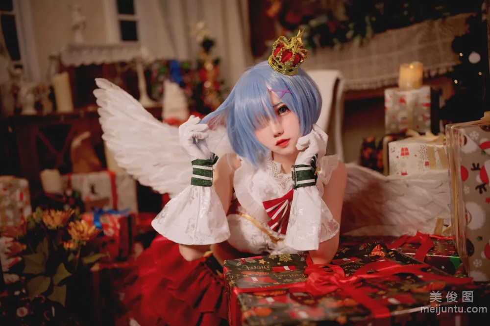 [Web Idols Cosplay Photos] Huaqi Hana - Christmas Rem Set photo 11