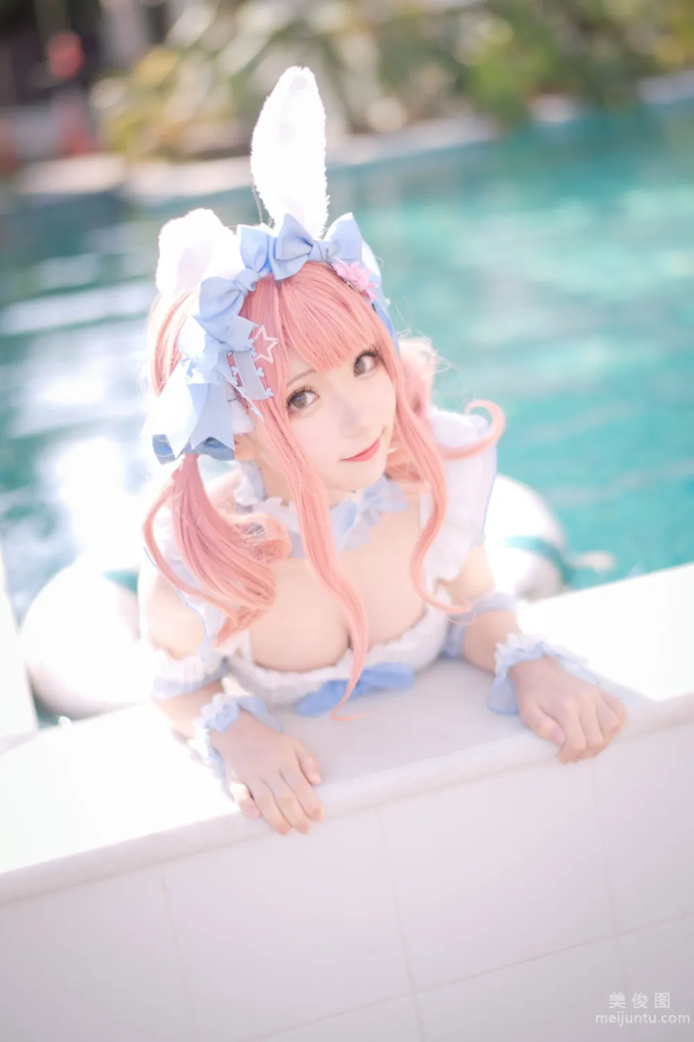[Web Idol COSER Photos] Huaqi Hana - Summer Sweetheart Swimwear Set photo 19