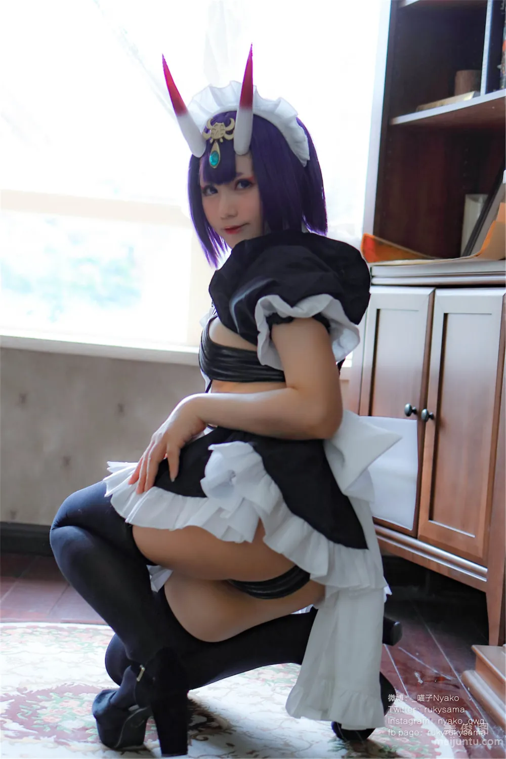 [Web Idols Coser Photo] Nyako Miaozi, Shuten Douji Maid photo 11