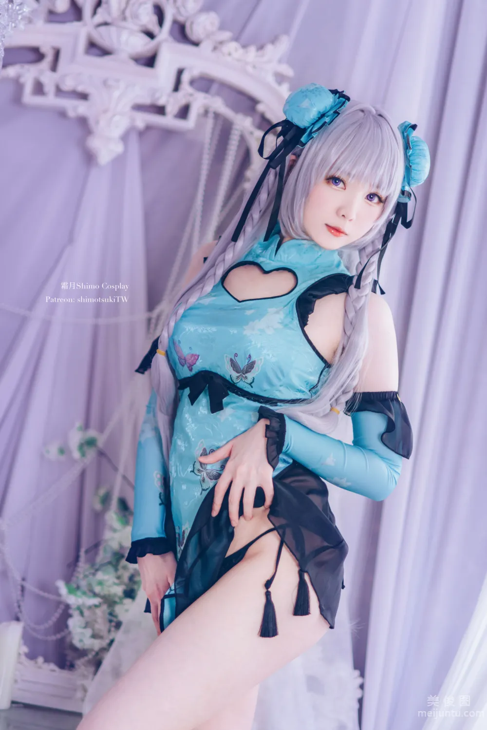 [Internet Celebrity COSER Photo] Weibo Girl Shuangyue shimo - Enchanting Dream Tale Lin Daiyu Set photo 3