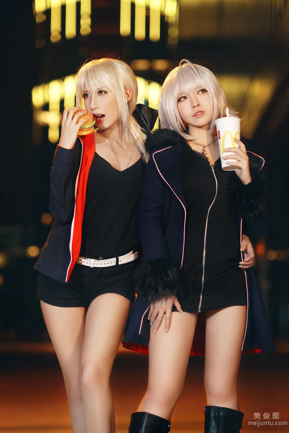 [網紅COSER寫真] 半半子&amp;索索sophia - 黑貞2 6
