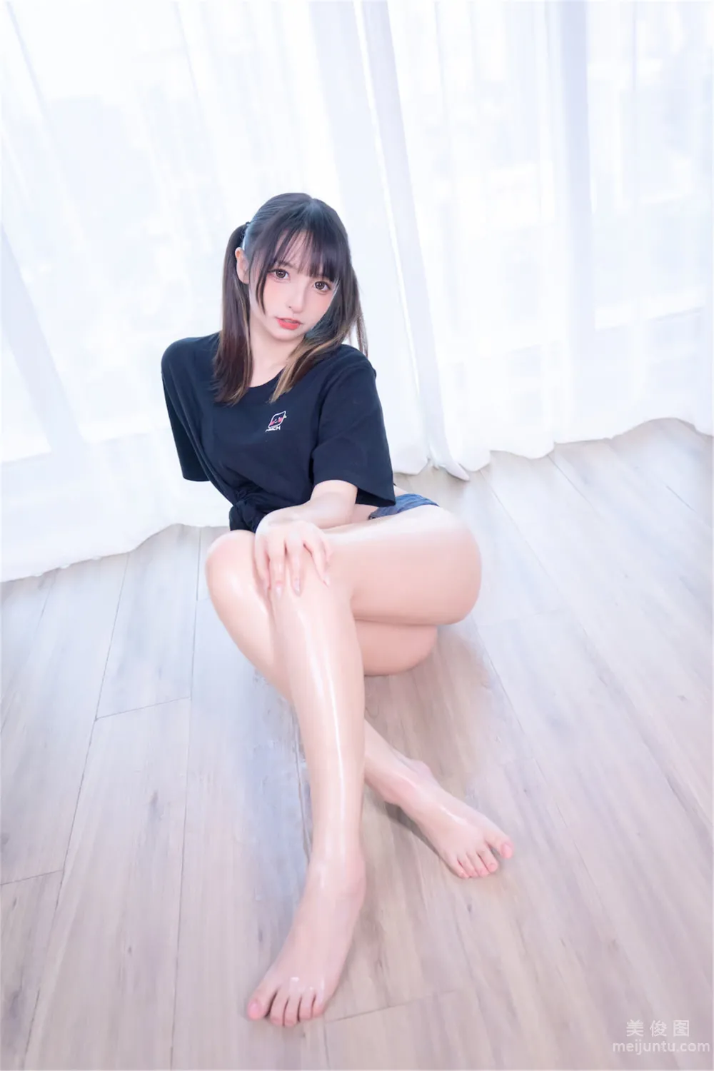 [網紅COSER寫真] 蘿莉神楽闆真冬 之 牛仔狂熱 143
