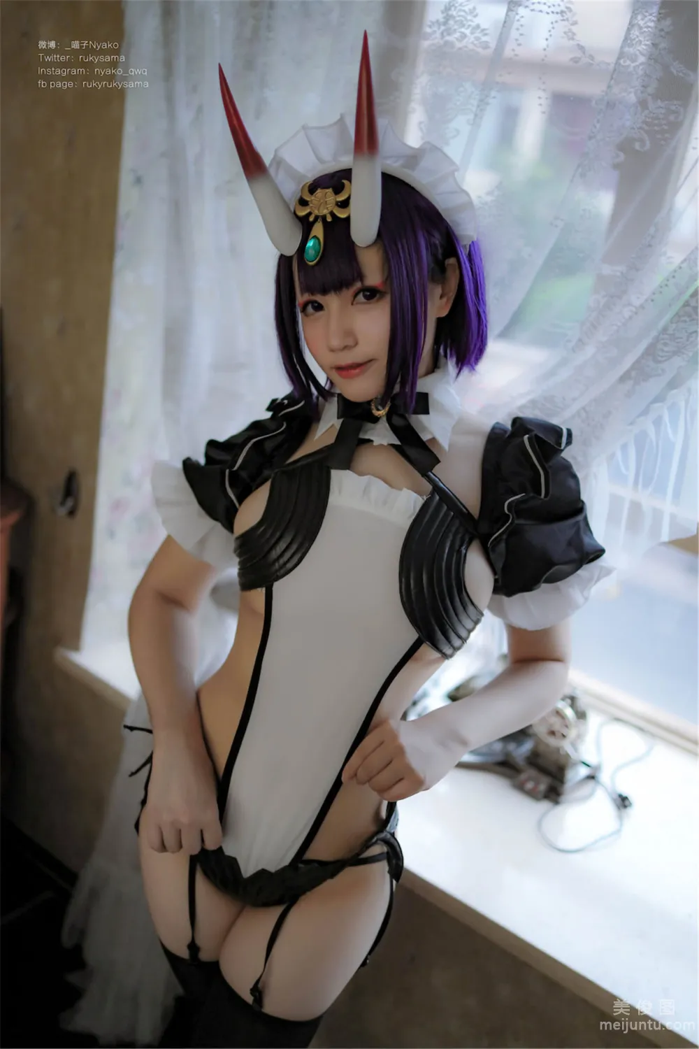 [Web Idols Coser Photo] Nyako Miaozi, Shuten Douji Maid photo 19