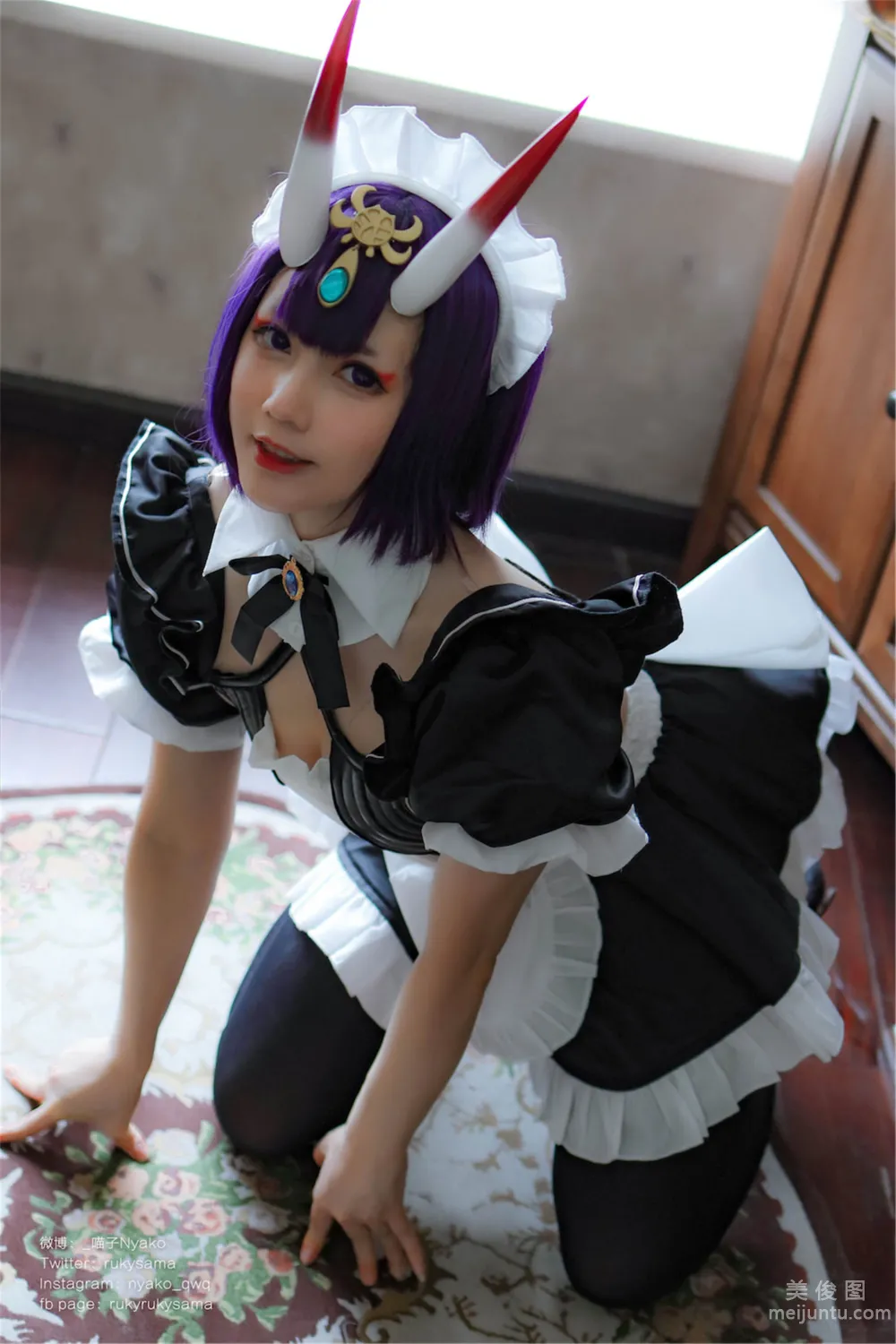 [Web Idols Coser Photo] Nyako Miaozi, Shuten Douji Maid photo 10