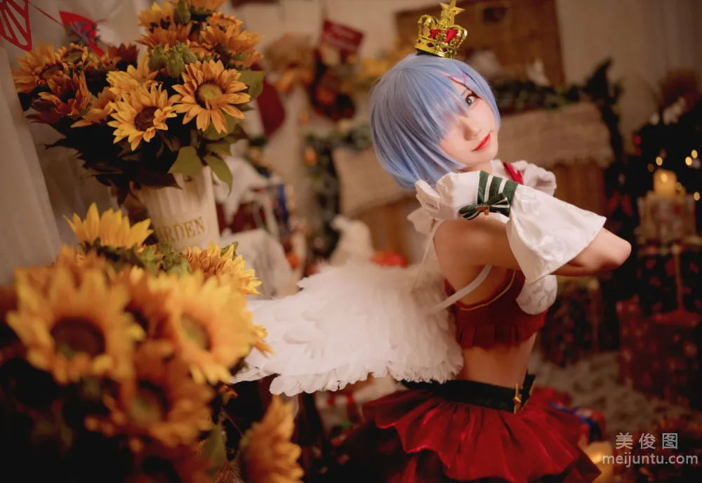 [Web Idols Cosplay Photos] Huaqi Hana - Christmas Rem Set photo 18