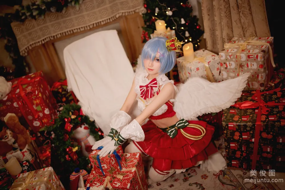 [Web Idols Cosplay Photos] Huaqi Hana - Christmas Rem Set photo 4