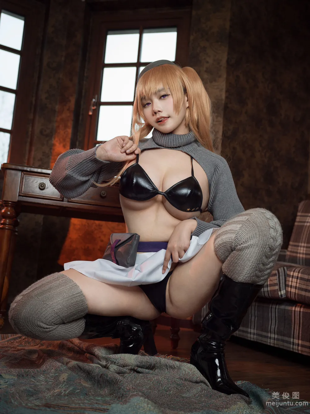 [Web Idols COSER Photos] Mahua Mahua Jiang - Cold Air Captain Set photo 7
