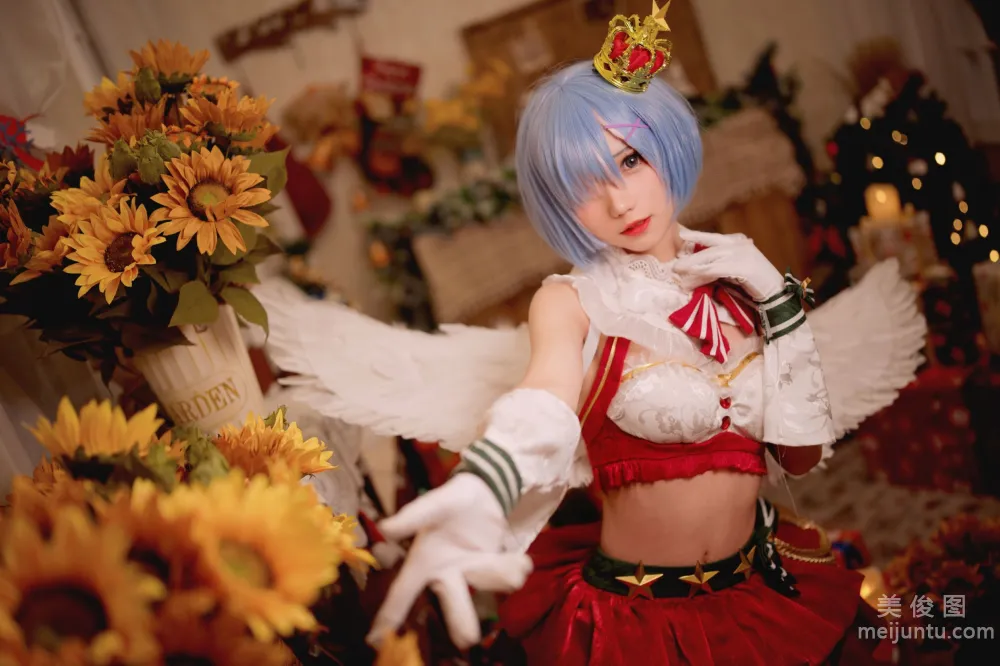 [Web Idols Cosplay Photos] Huaqi Hana - Christmas Rem Set photo 20