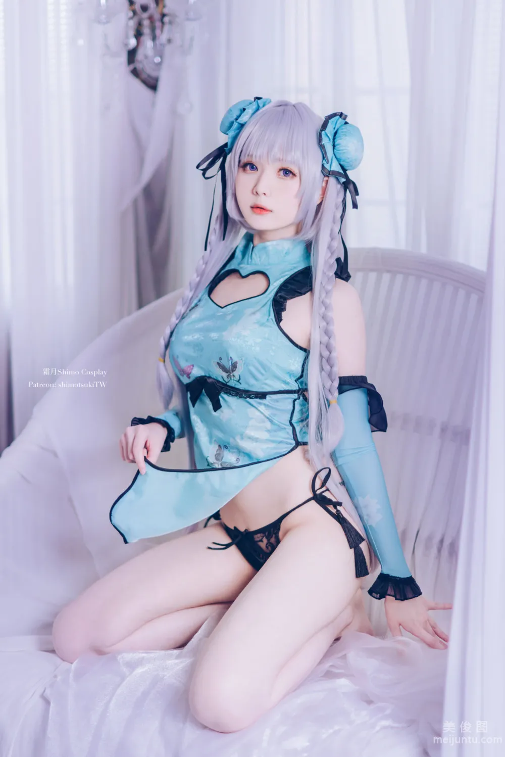 [Internet Celebrity COSER Photo] Weibo Girl Shuangyue shimo - Enchanting Dream Tale Lin Daiyu Set photo 10