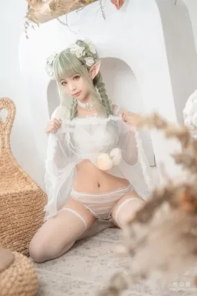 [網紅COSER寫真] 蠢沫沫 - 尖耳國度 綠精靈 套圖