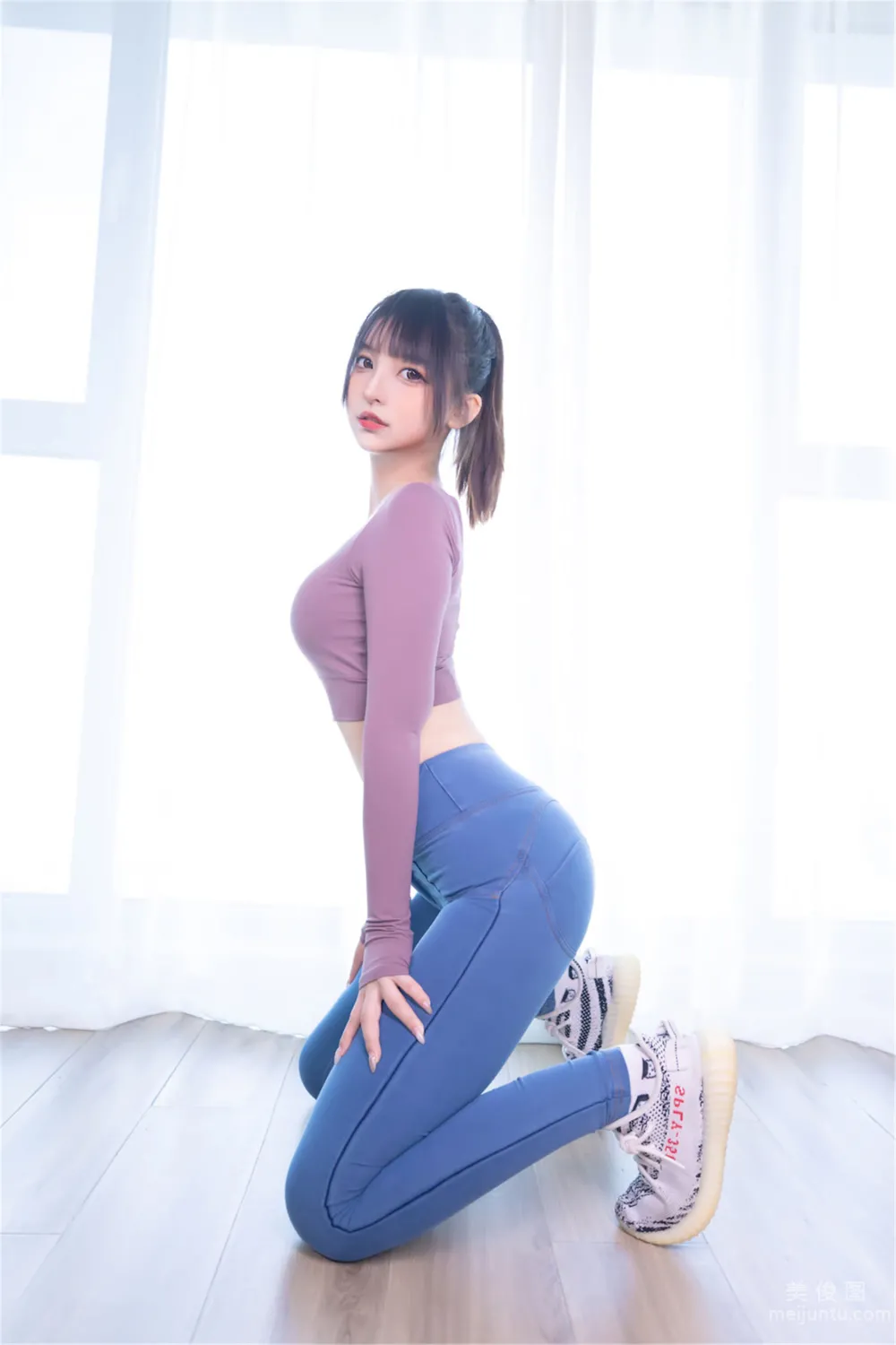[網紅COSER寫真] 蘿莉神楽闆真冬 之 牛仔狂熱 65