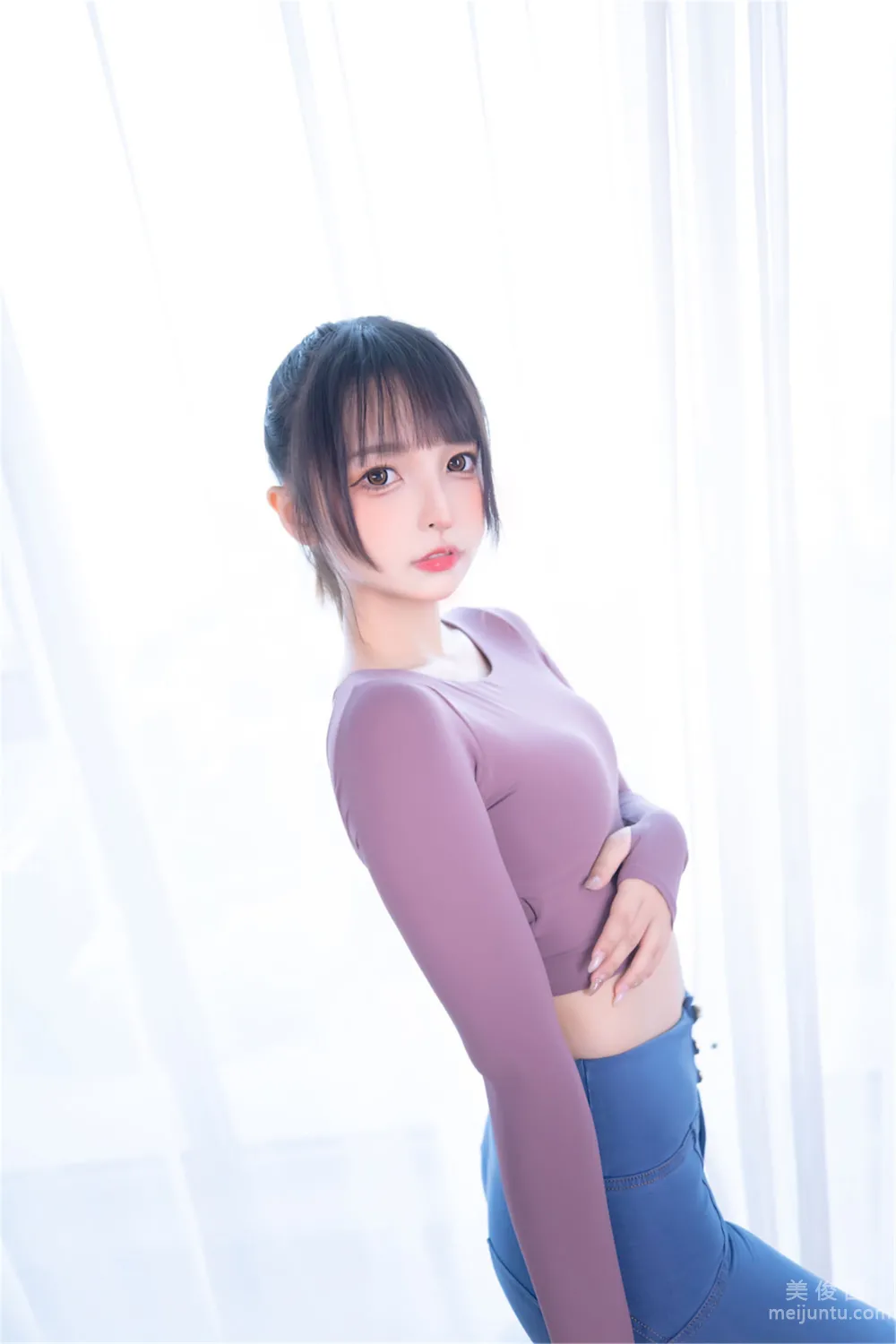 [網紅COSER寫真] 蘿莉神楽闆真冬 之 牛仔狂熱 43