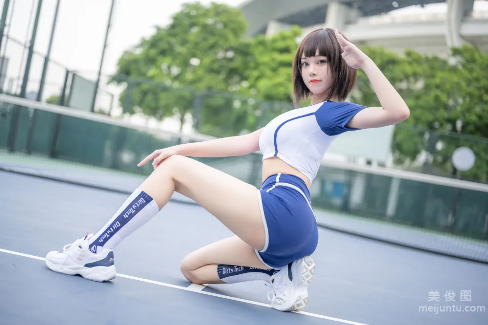 [Web Idols Coser Photo] Mizhi Maoqiu - Gymnastics Outfit photo 9