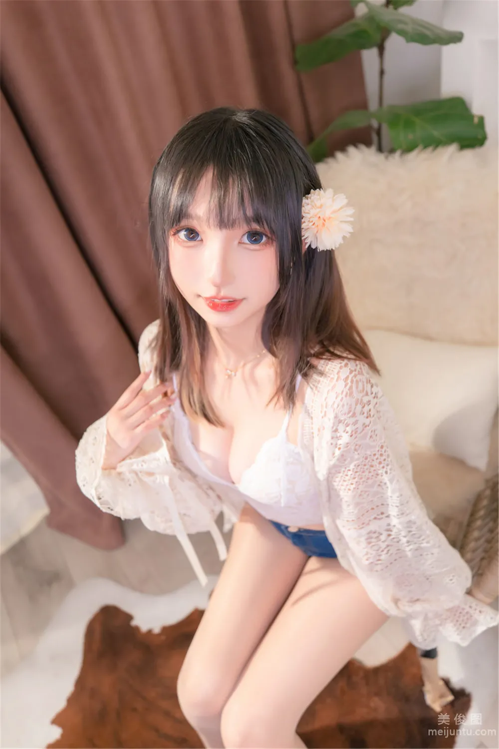 [网红COSER写真] 萝莉神楽板真冬 之 牛仔狂热6
