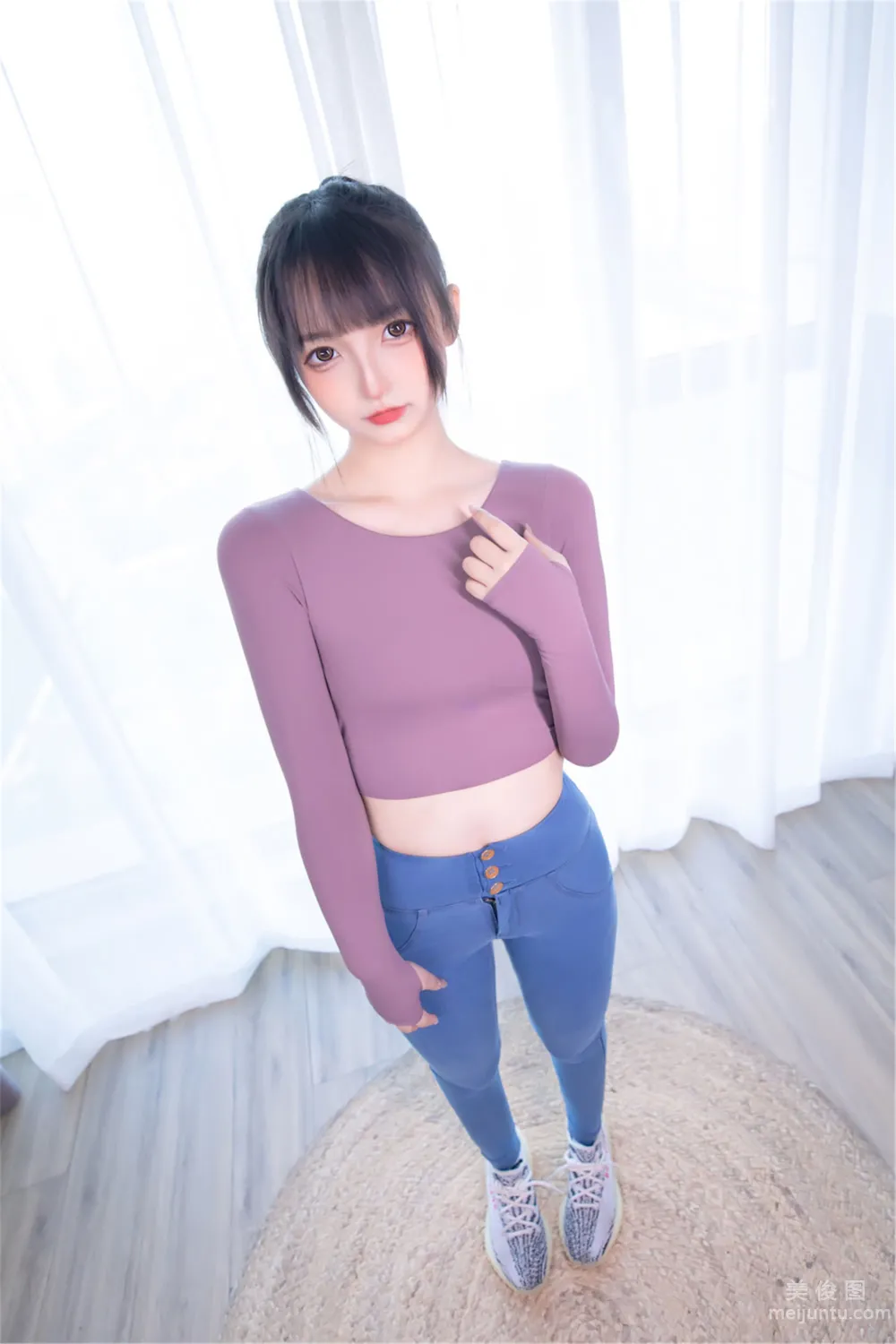 [網紅COSER寫真] 蘿莉神楽闆真冬 之 牛仔狂熱 60