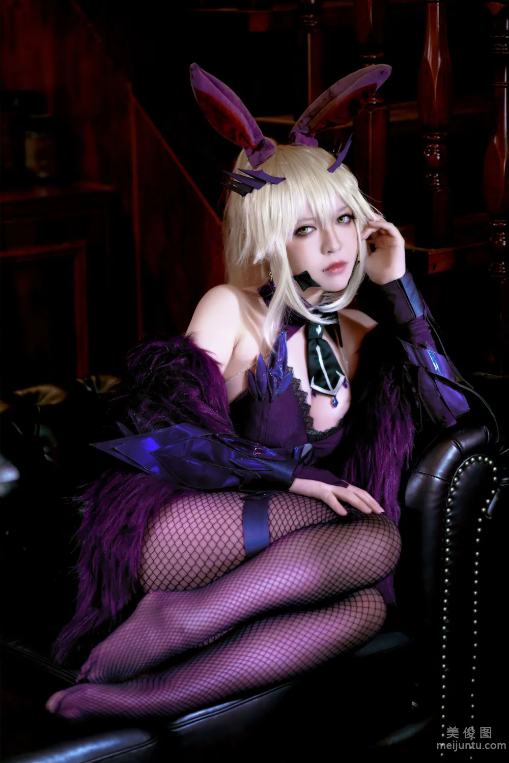 [網紅COSER寫真] 半半子 - LancerAlter Bunny 套圖 24
