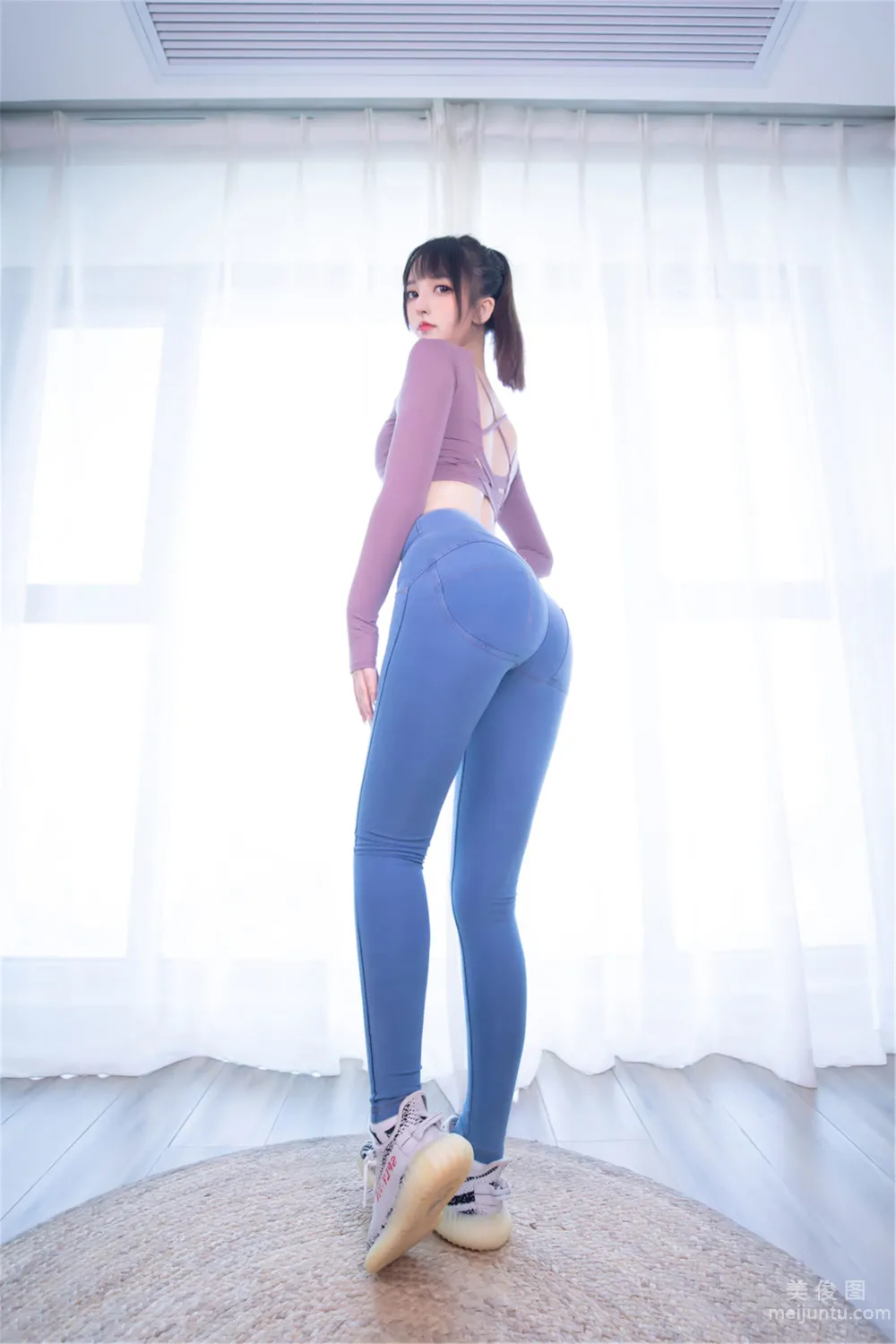 [網紅COSER寫真] 蘿莉神楽闆真冬 之 牛仔狂熱 56