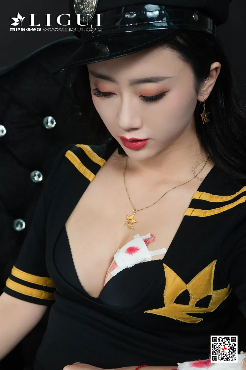 [丽柜Ligui] 2021.09.15 Model 然然 丝足美腿套图4