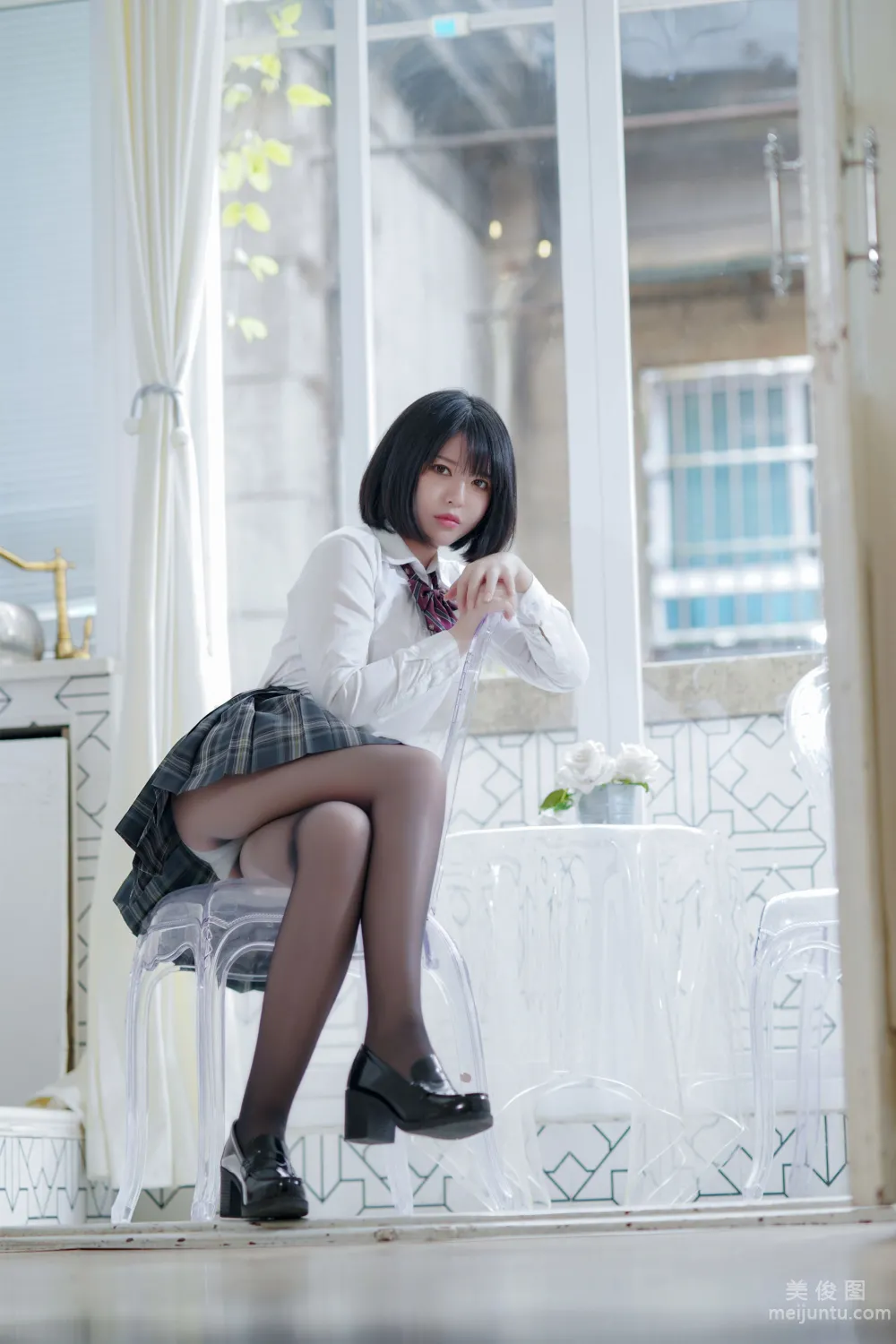 [網紅COSER寫真] 半半子 - 彼女の制服姿が好き 45